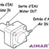 Composants dentaire - Valve non retraction d'eau   REF.6-013