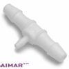 Composants dentaire - Raccord plastique cannele en "T"  REF 7-528