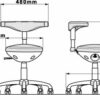 Tabouret Dentaire ASSISTANTE - ASSIST - PRO70040