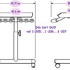 Materiel Dentaire - Cart duo nouveau model 1-205