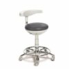 Tabouret Dentaire ASSISTANTE - ASSIST - PRO70040 avec repose pied